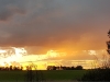 Sunset over farmland west of Albury, Aus.